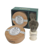 Coffret cadeau de rasage DR Harris Arlington - Hêtre