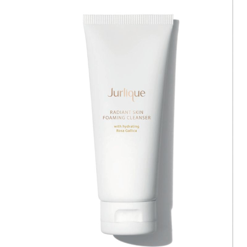Tube of Jurlique Radiant Skin Foaming Cleanser on a white background